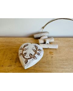 Small Heart & Driftwood Garland