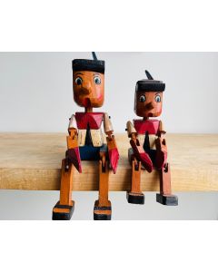 Pair Of Wooden Puppets