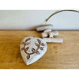 Small Heart & Driftwood Garland