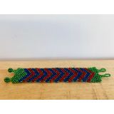 Wide Beaded Bracelet