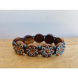 Wooden Flower Bracelet