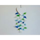 Heart & Sea Glass Mobile