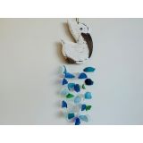 Pelican & Sea Glass Mobile