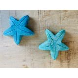 Coloured stone starfish