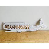 Whale Beach House Sign- White
