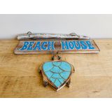 Turtle Beach House Sign Blue