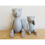 Pair Of Wooden Bears