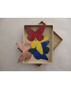 Box of 5 Metal Butterflies
