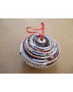 Recycled Paper Xmas Decoration