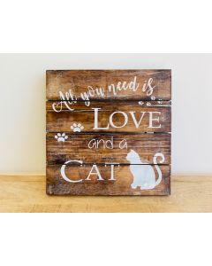 Cat Love Sign