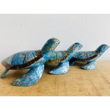 Set Of 3 Shell Turtles