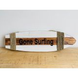 Rustic Surfboard Sign