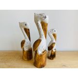 Set Of 3  Pelicans