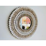Large Shell Mirror
