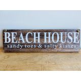 Beach House Sign Sandy Toes