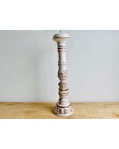 Large Carved Candlestick
