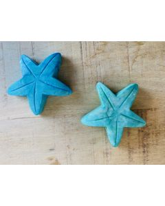 Coloured stone starfish