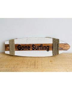 Rustic Surfboard Sign