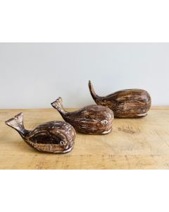 Set Of 3 Moby Whales